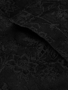 YMC - Bowie Floral-Jacquard Cotton Jacket - Black