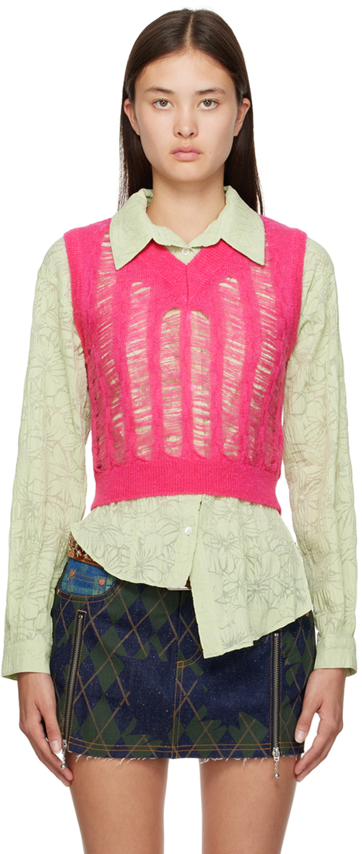 Andersson Bell Pink Meadow Vest Andersson Bell