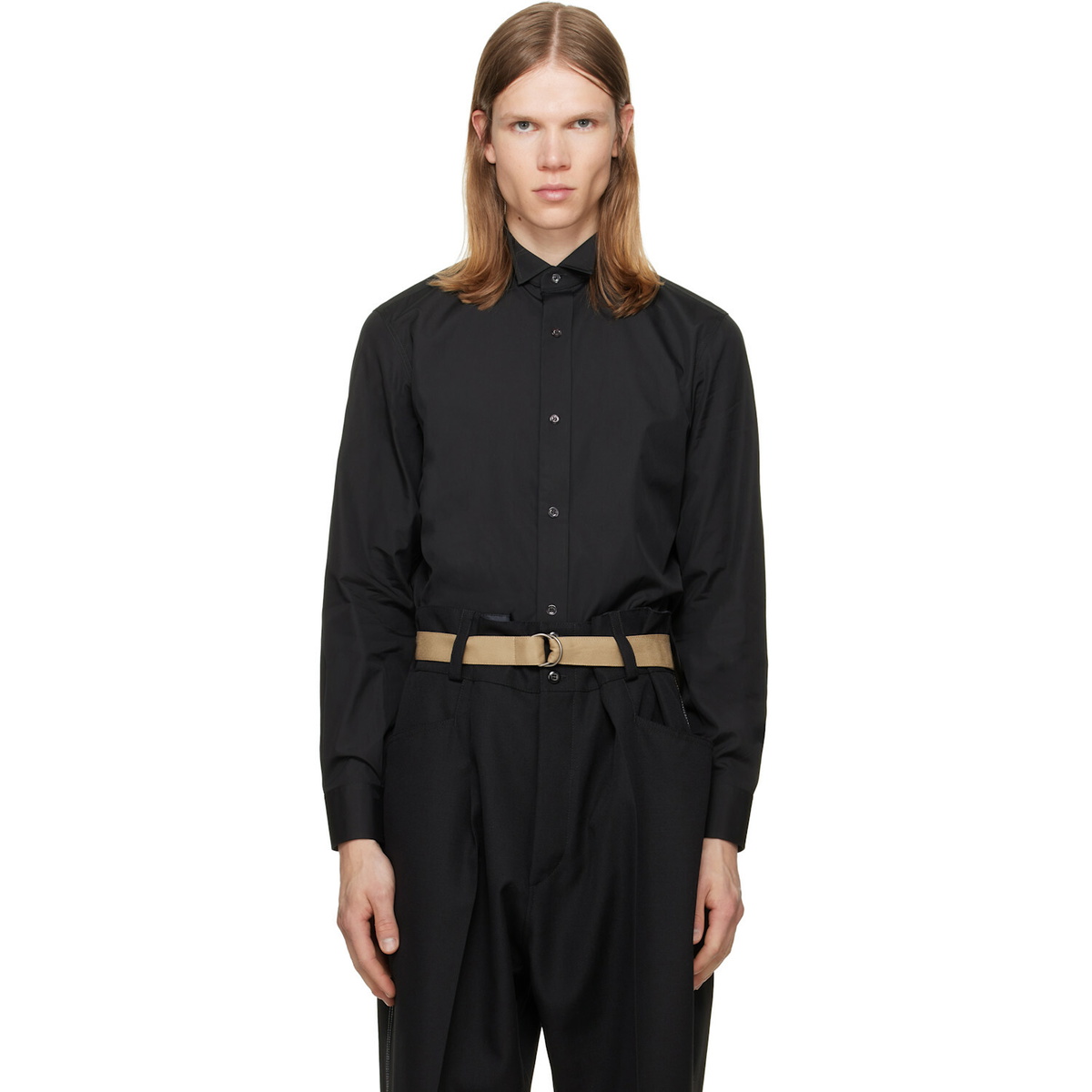 Maison Margiela Black Cotton Shirt