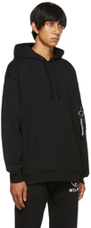 Moschino Black Logo Utility Pocket Hoodie