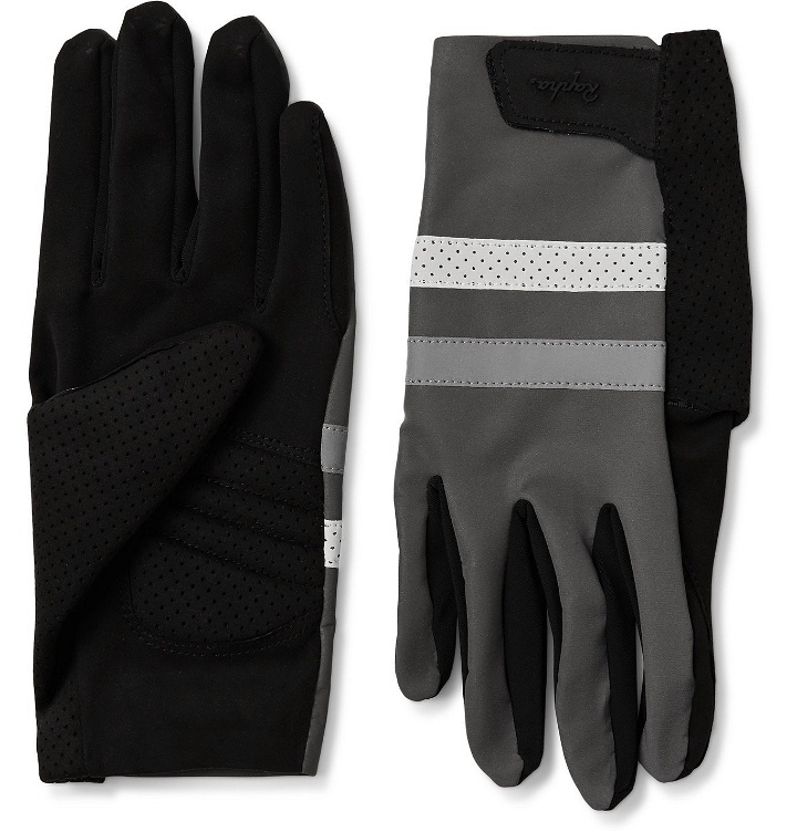 Photo: Rapha - Brevet Reflective-Trimmed Polartec Cycling Gloves - Black