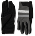 Rapha - Brevet Reflective-Trimmed Polartec Cycling Gloves - Black