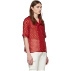 GmbH Red Silk Luka Shirt