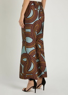 LA Double J Hendrix Jacquard Flared-leg Trousers Multicoloured