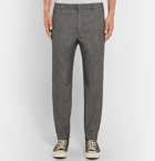 Incotex - Slim-Fit Virgin Wool and Cotton-Blend Trousers - Men - Gray