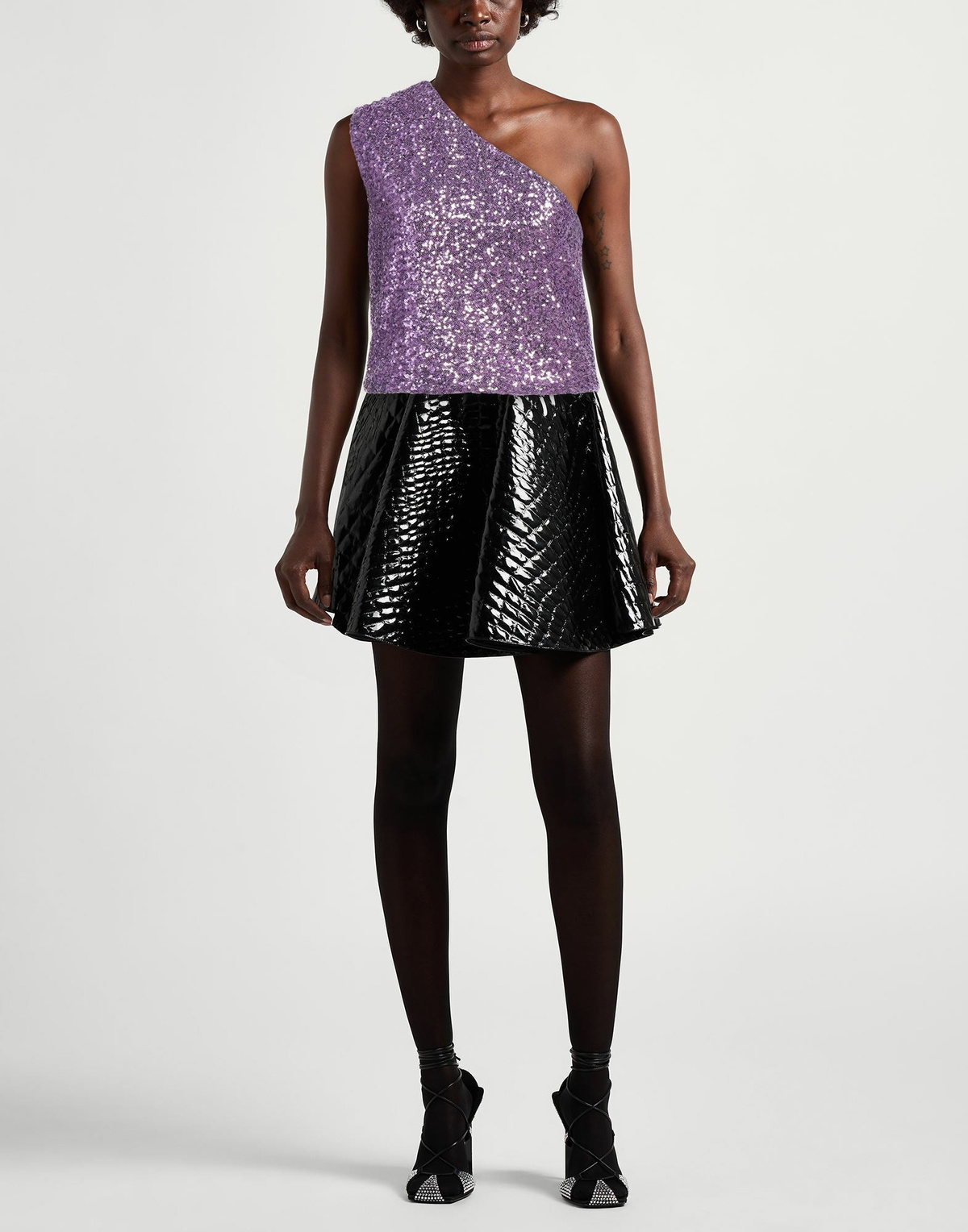 Jijil Womens Top in Purple