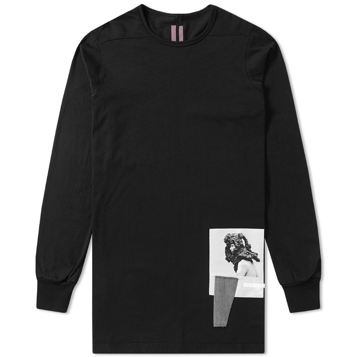 Photo: Rick Owens DRKSHDW Long Sleeve Level Patch Tee
