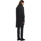 Palomo Spain Grey Wool Pleated Shirt