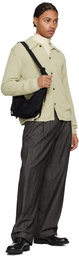 LE17SEPTEMBRE Green Textured Button Down Shirt