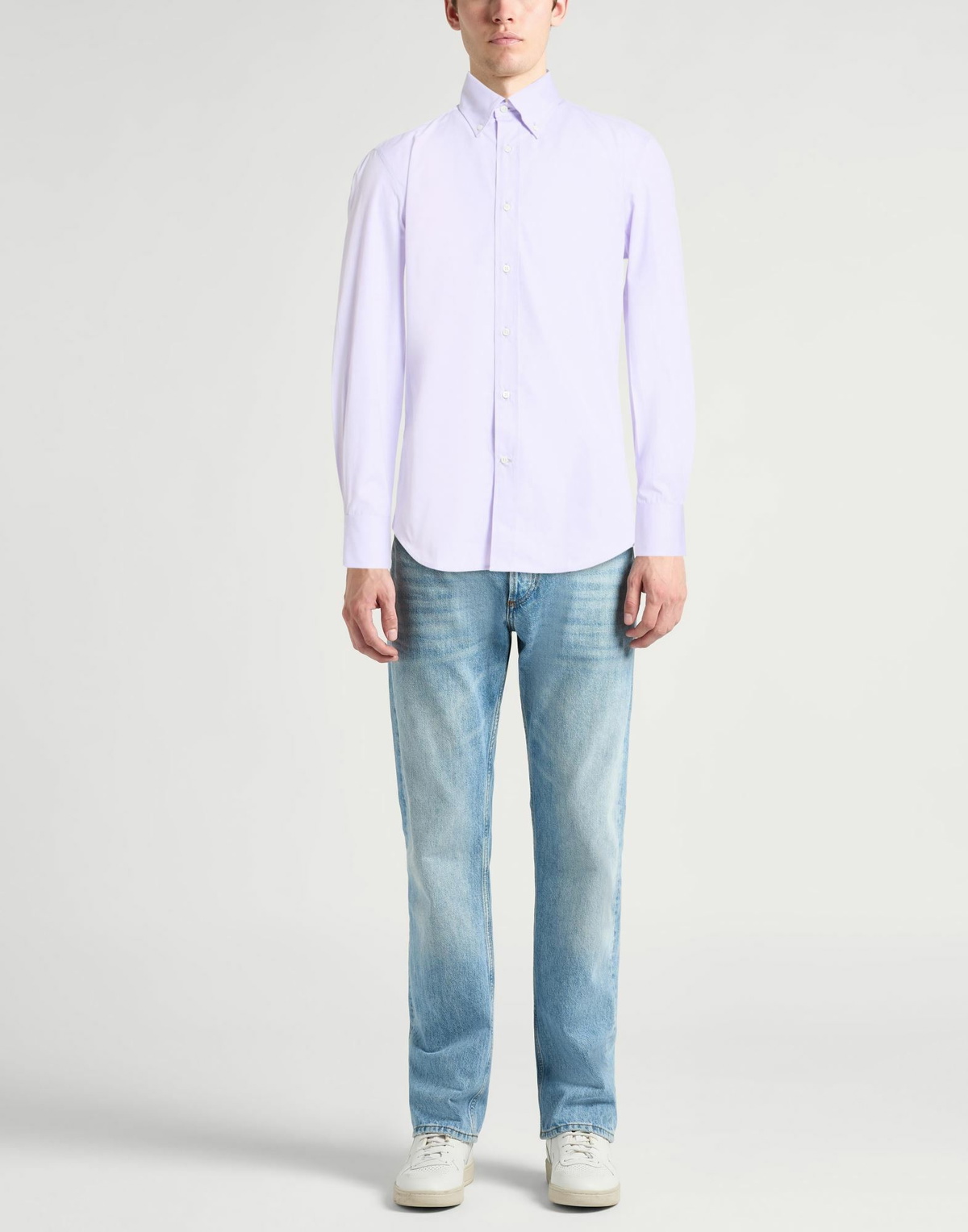 Brunello Cucinelli Mens Shirt Lilac