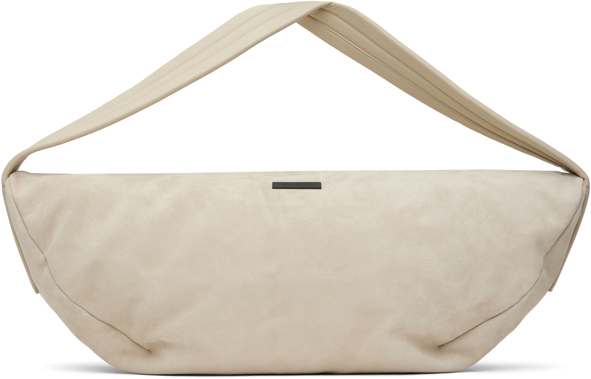 Fear of God Beige Suede Shell Bag Fear Of God