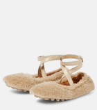 Tod's Bubble shearling ballet flats