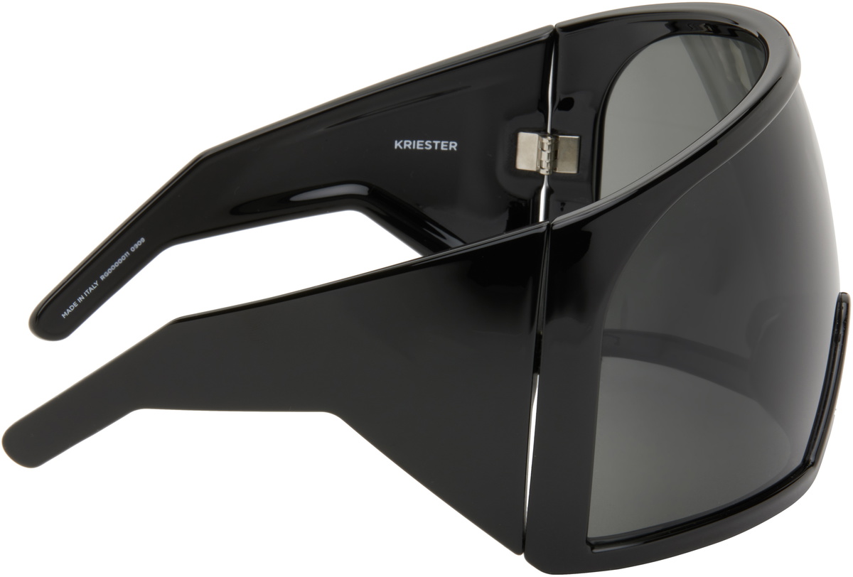 【RICK OWENS】 Hollywood Kriester サングラス Rick Owens Black Kriester Sunglasses Rick Owens