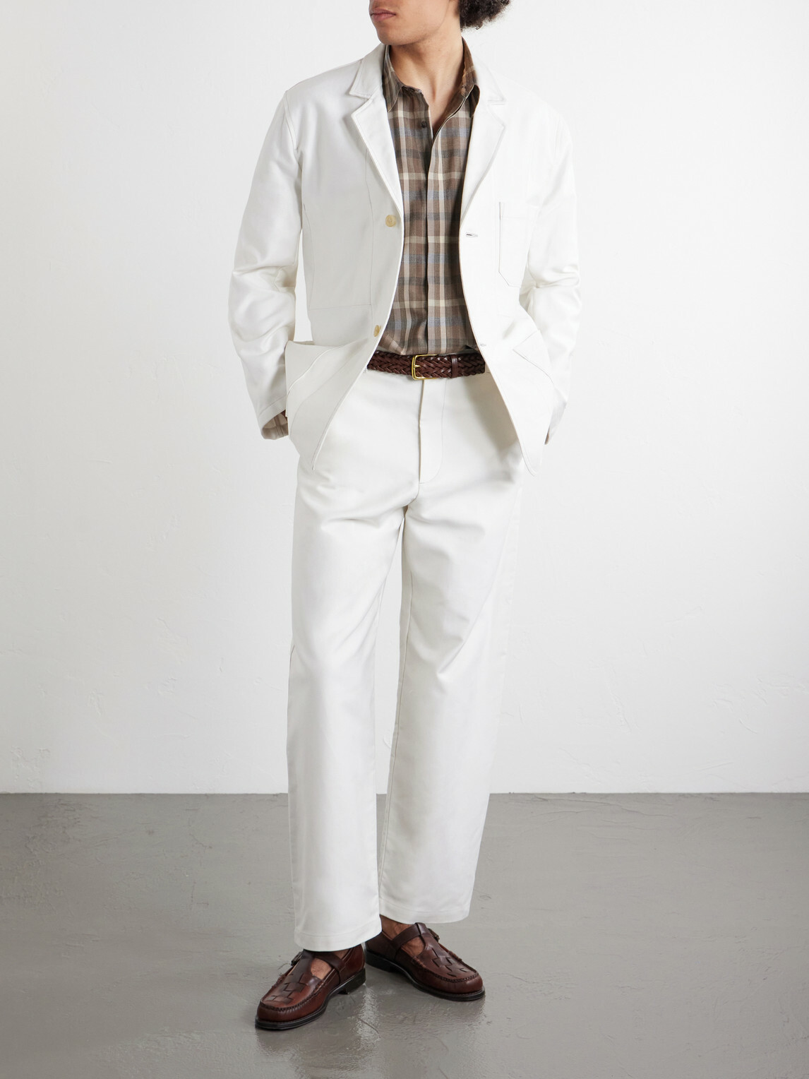 A.P.C. - Dan Straight-Leg Cotton Chinos - Neutrals