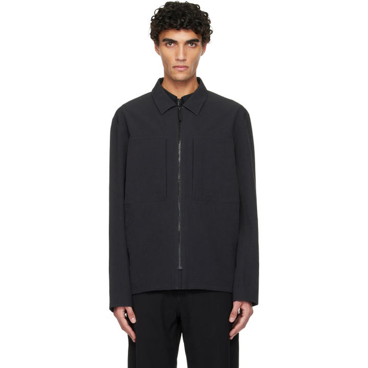 Photo: Veilance Black Mionn Softshell Overshirt