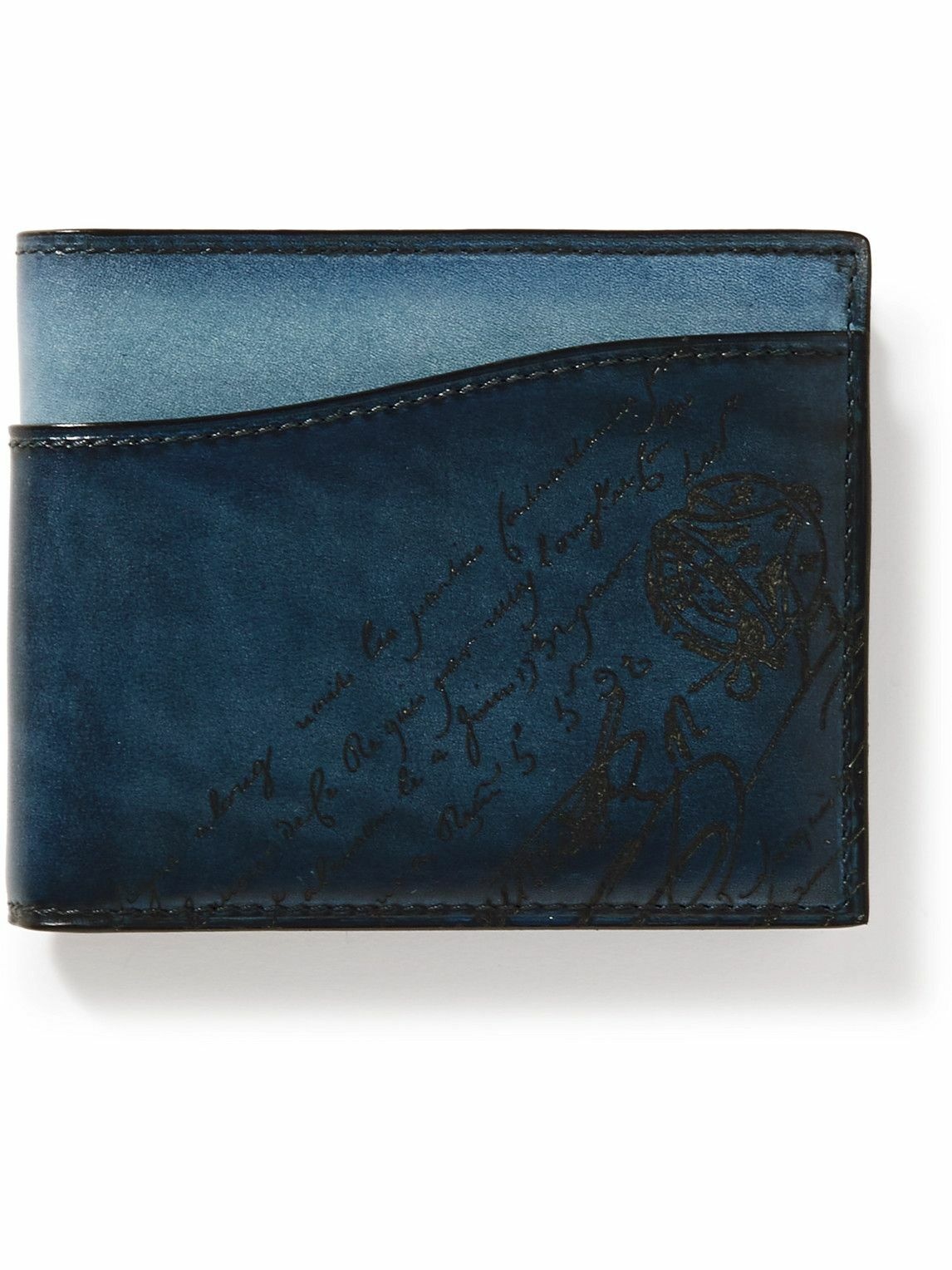 Berluti - Makore Neo Scritto Venezia Leather Bifold Wallet Berluti
