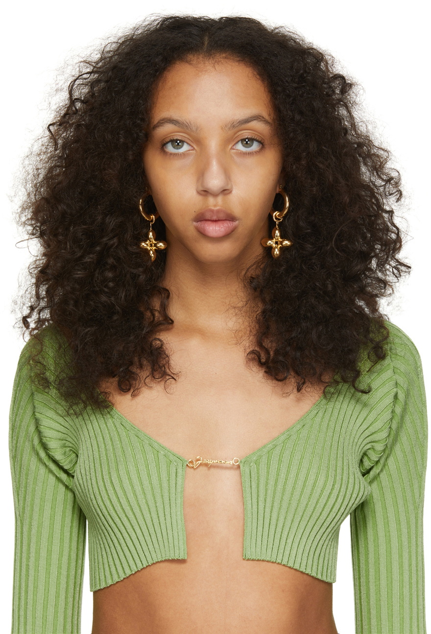 Laura Lombardi Gold Santina Earrings Laura Lombardi