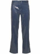 CHARLES JEFFREY LOVERBOY Art Cotton & Viscose Denim Jeans