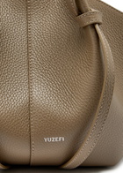 Yuzefi Mochi Pebbled Leather Shoulder bag - No Colour - One Size