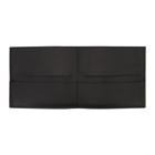 Etudes Black Leather Logo Wallet