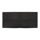 Etudes Black Leather Logo Wallet