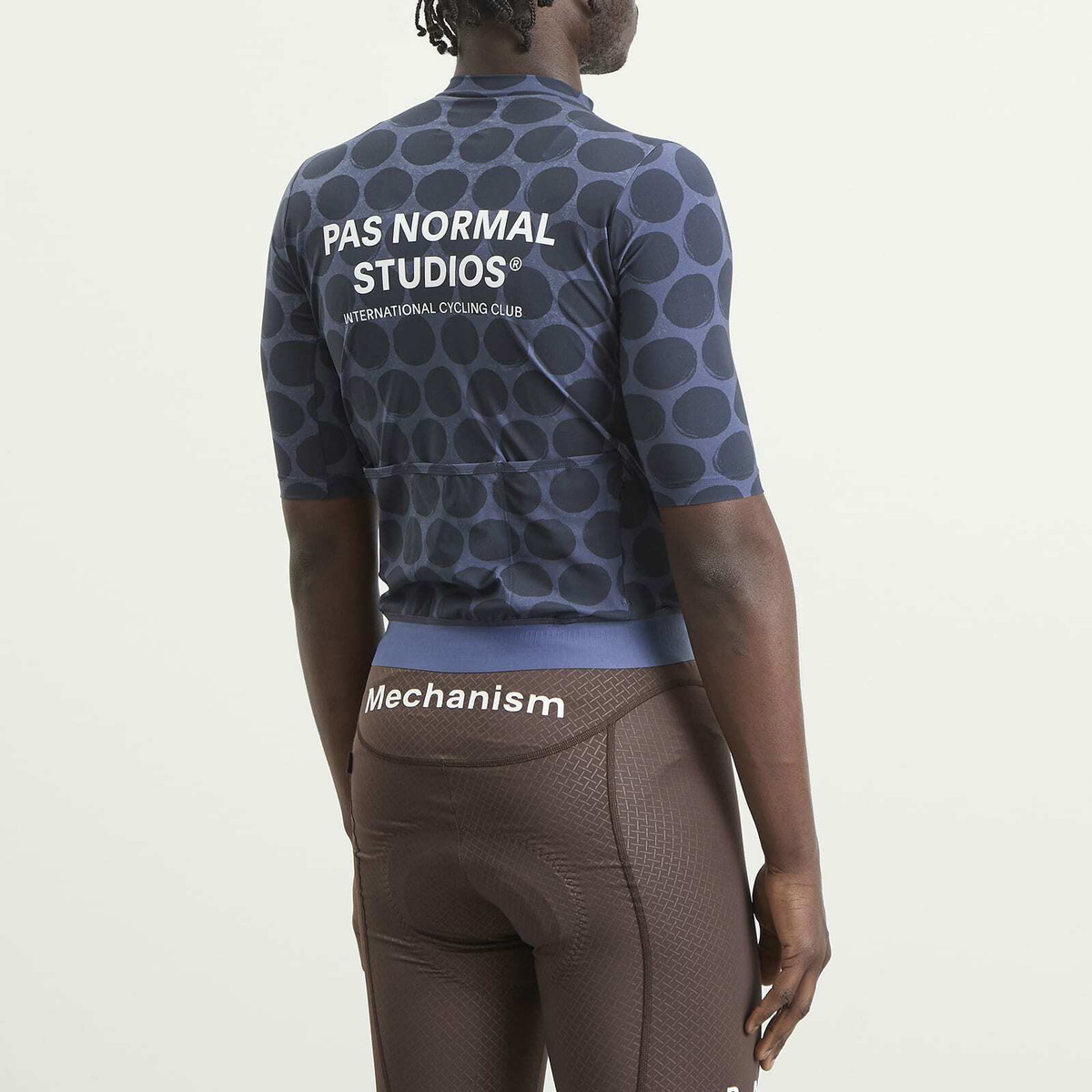 Pas Normal Studios Men's Essential Jersey in Dot Dark Navy