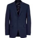 Canali - Royal-Blue Slim-Fit Travel Water-Resistant Wool Blazer - Men - Royal blue