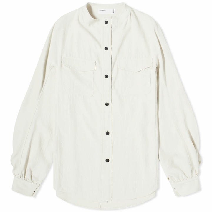 Photo: TOGA Women's Twill Blouse in Off White
