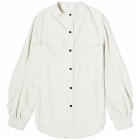 TOGA Women's Twill Blouse in Off White