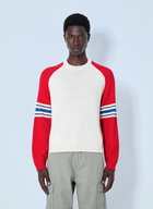 Stüssy Stripe Raglan Crewneck Sweatshirt