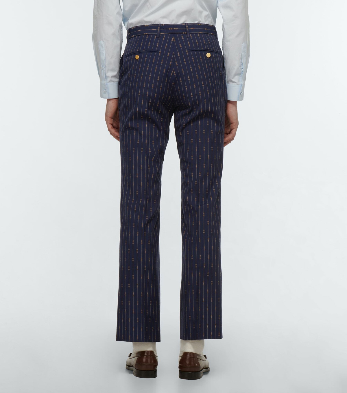 Gucci - Horsebit straight wool suit pants Gucci