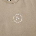 Sporty & Rich SRHWC Crew Sweat in Elephant/White