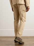 SAIF UD DEEN - Holster Straight-Leg Panelled Cotton-Blend Canvas Cargo Trousers - Neutrals