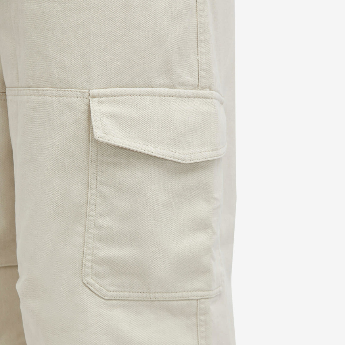 White Pilos cotton--twill trousers, Acne Studios