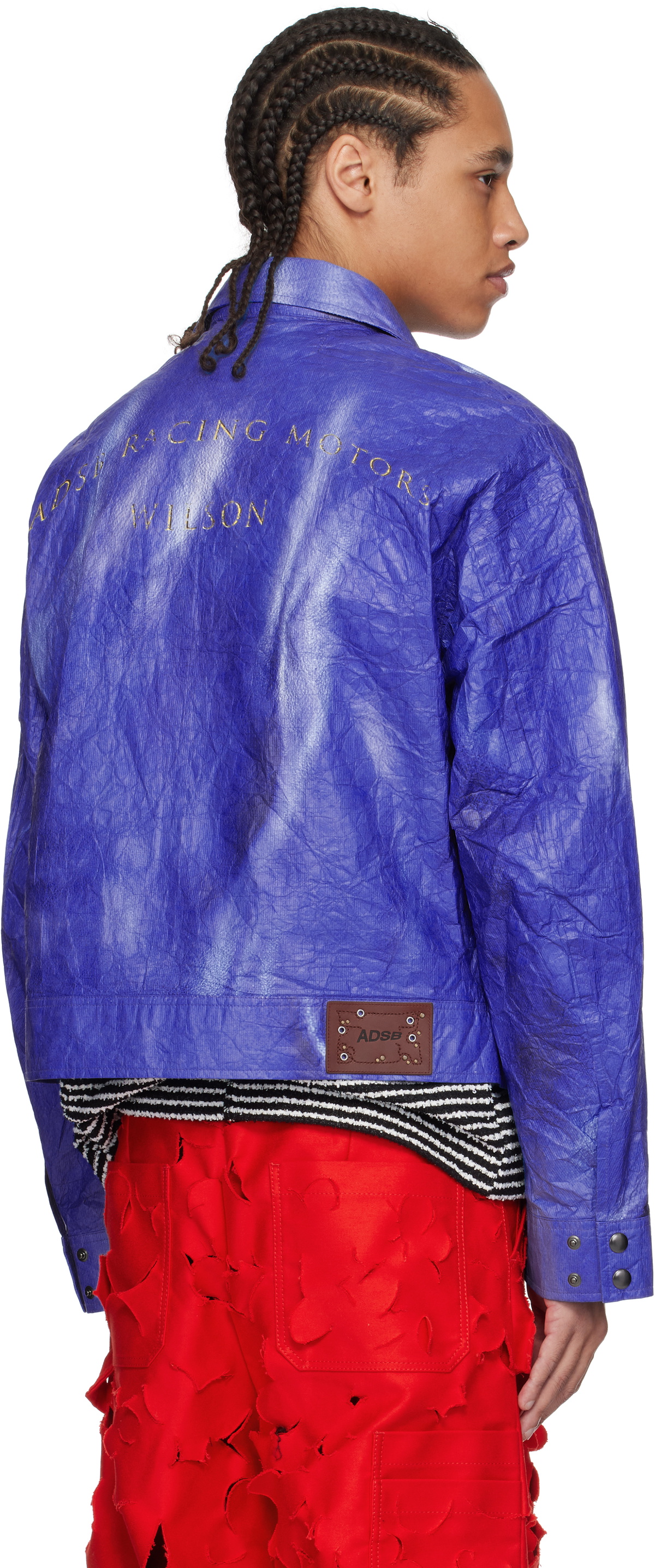 Andersson Bell Blue Wilson Printed Tyvek Jacket Andersson Bell