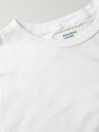 Pasadena Leisure Club - Puff Logo-Print Cotton-Blend Jersey T-Shirt - White