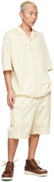 Nanamica Off-White Easy Cargo Shorts