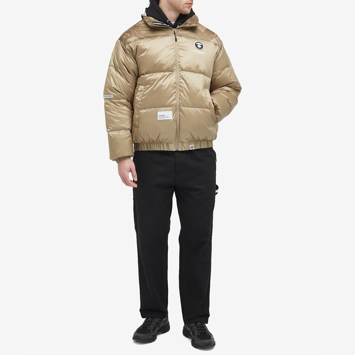 ジャケット・アウター AAPE NOW DOWN JACKET(camouflage) Men's AAPE Now Camo Down Jacket in Light Black AAPE by A Bathing Ape