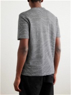 Officine Générale - Striped Cotton and Linen-Blend T-Shirt - Multi