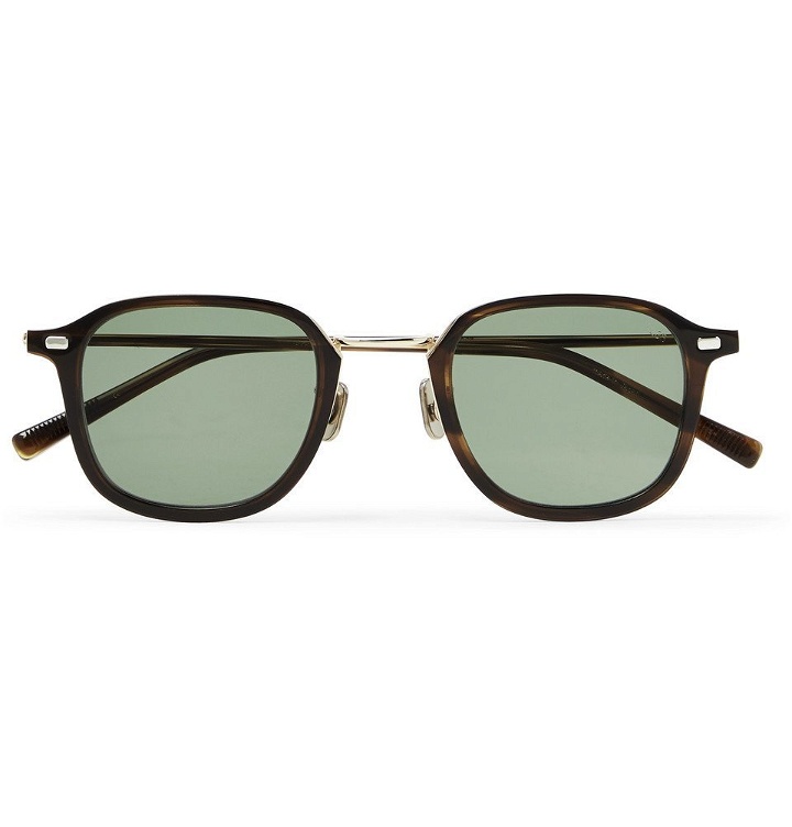 Photo: Eyevan 7285 - Square-Frame Tortoiseshell Acetate Sunglasses - Tortoiseshell