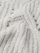 Isabel Marant - Wesley Open-Knit Sweater - Gray