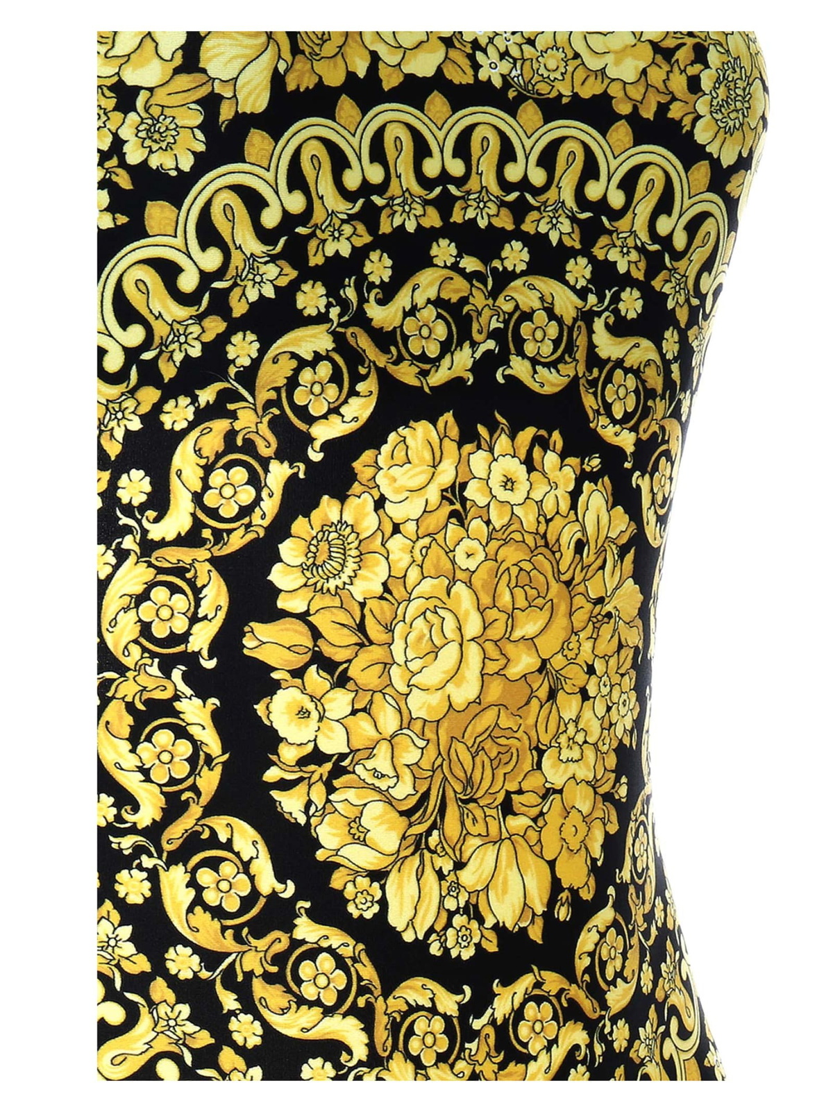 Versace Grey Barocco Print Swimsuit main image 1