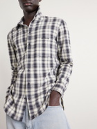 Balenciaga - Regular Fit Checked Cotton Shirt - Black