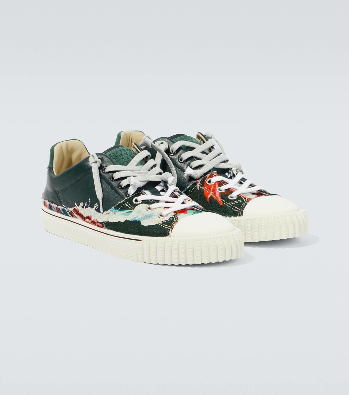 【関税＆送料込み】Maison Margiela Brown And Dark Green Sne 29997862_59117220_600.jpg