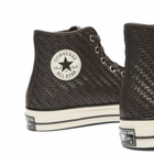 Converse Men's Chuck Taylor 1970s Hi Woven Sneaker in Mudguard/Egret/Black