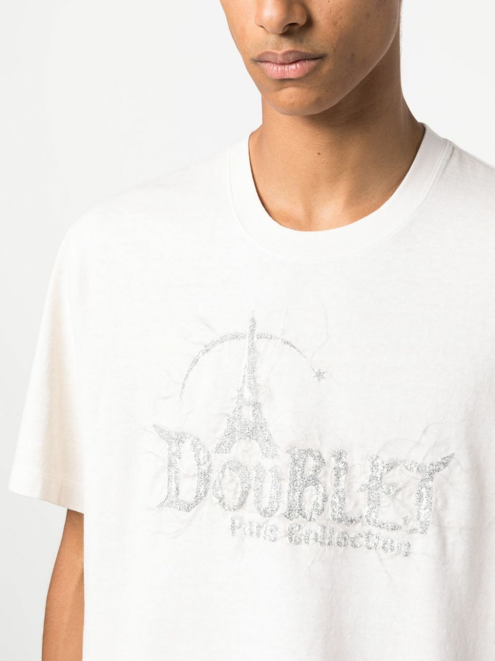 doublet Plastic COVERED -SHIRTパッケージシャツS DOUBLET - Logo