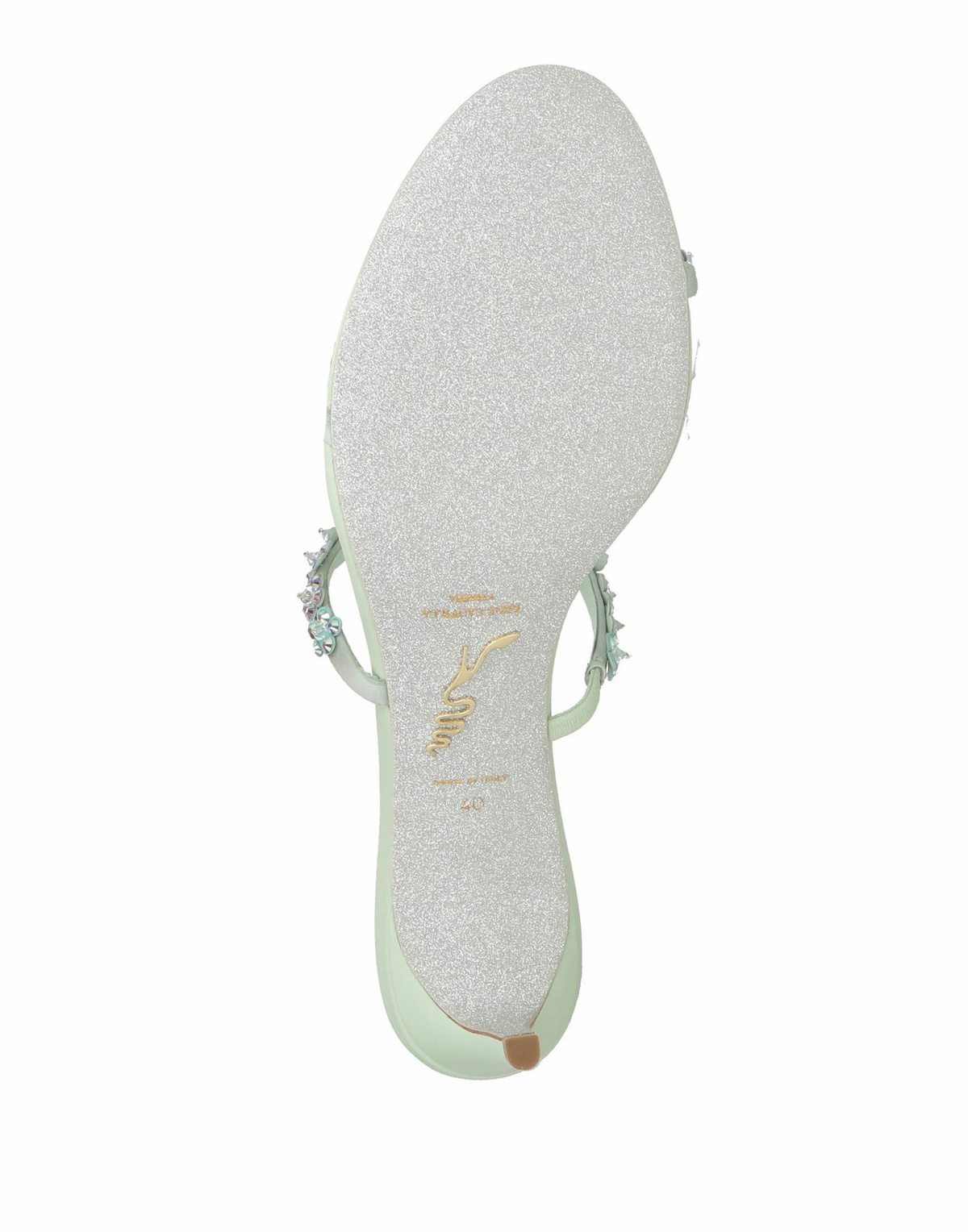 Rene' Caovilla Womens Sandals Light in Green