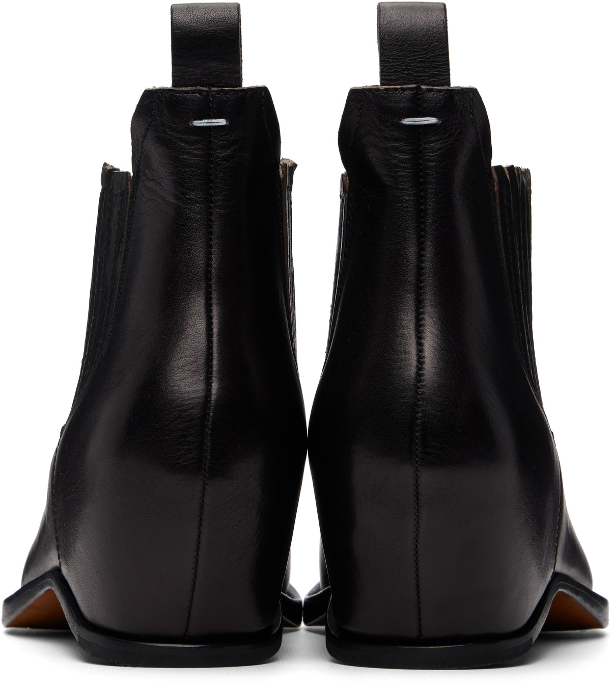 Maison Margiela Black Heel-less Western Chelsea Boots