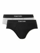 TOM FORD - Two-Pack Stretch-Cotton and Modal-Blend Briefs - Multi