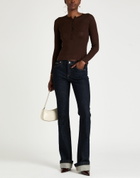 Magda Butrym Womens Sweater Chocolate in Brown